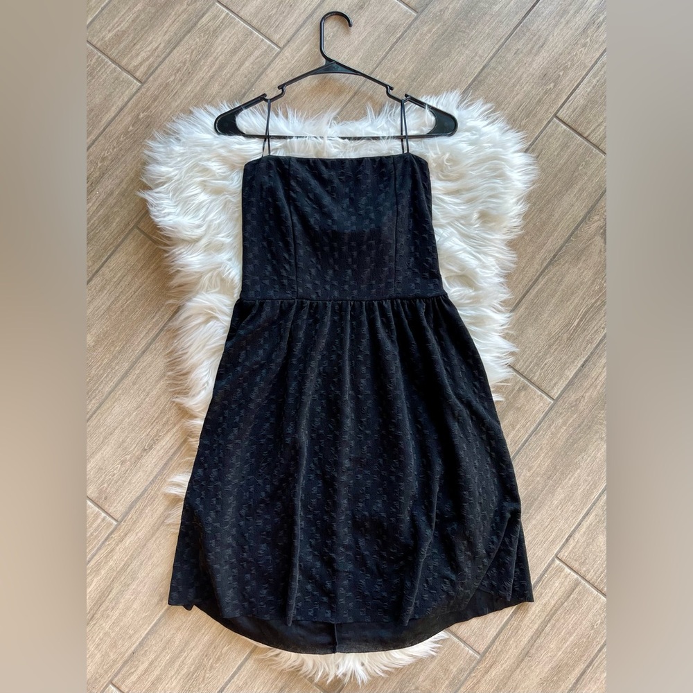 Elegant Black Strapless Dress Women’s Medium NWT
